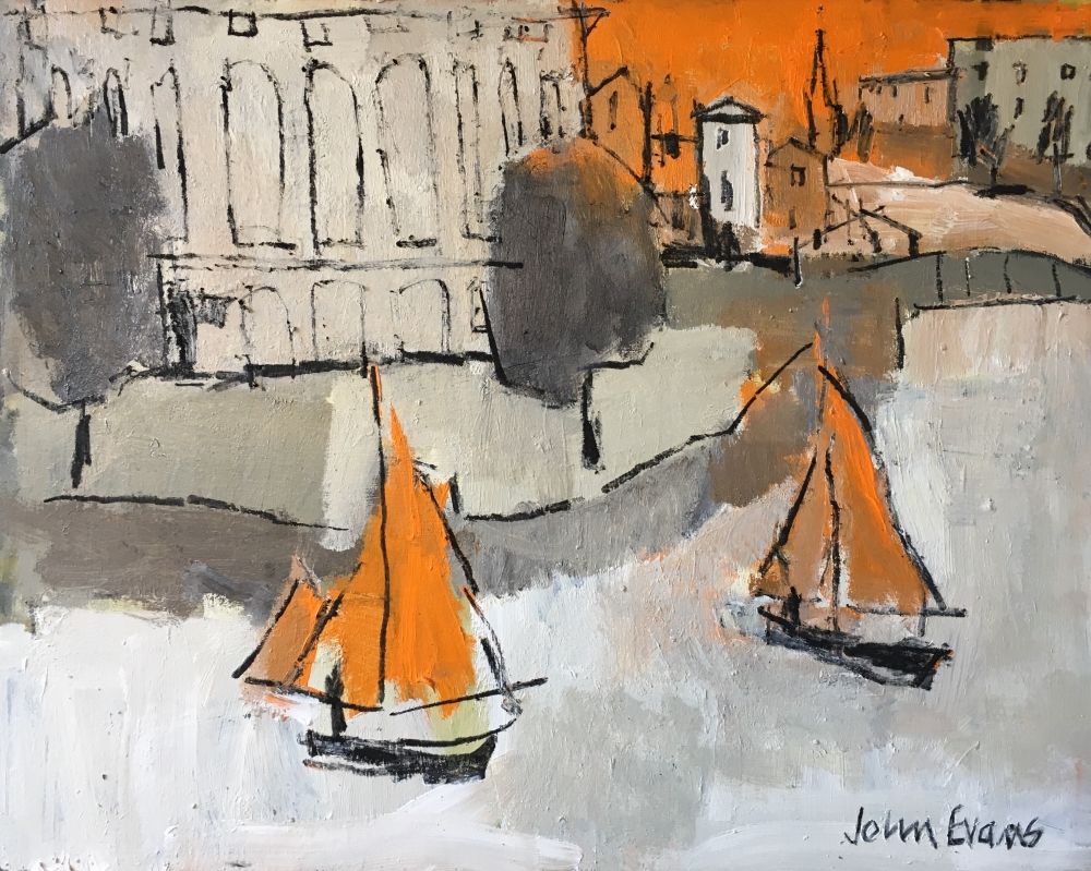 Orange Sails by Arnolfini